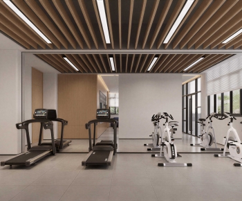 Modern Home Fitness Room-ID:691622975