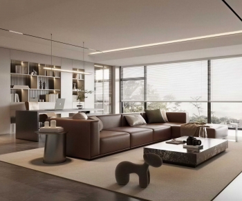 Modern A Living Room-ID:301531084