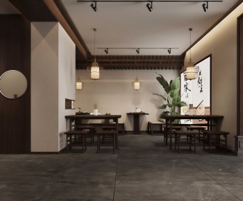 New Chinese Style Dining Room-ID:162079373