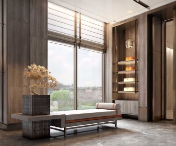 New Chinese Style Real Estate Sales Office-ID:973459013