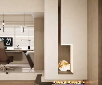 Modern Fireplace-ID:215096006