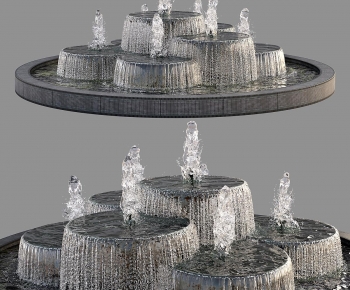 Modern Rockery Waterscape-ID:466465954