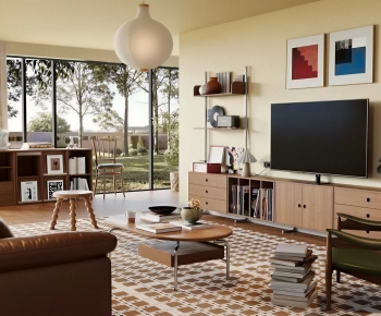 Modern A Living Room-ID:876727101