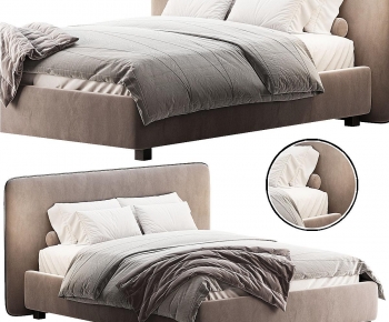 Modern Double Bed-ID:101420998