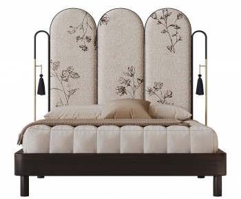 American Style Double Bed-ID:412632944