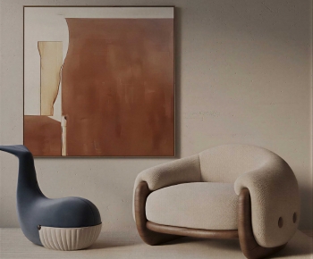 Modern Single Sofa-ID:507502089