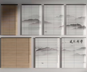 New Chinese Style Venetian Blinds-ID:100970032