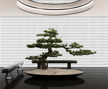 New Chinese Style Plant Landscaping-ID:981574067