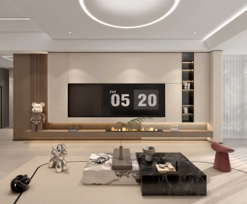 Modern A Living Room-ID:906258111
