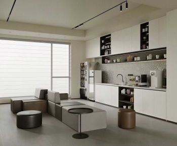 Modern Office Tea Room-ID:622955087