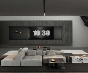 Modern A Living Room-ID:227900988