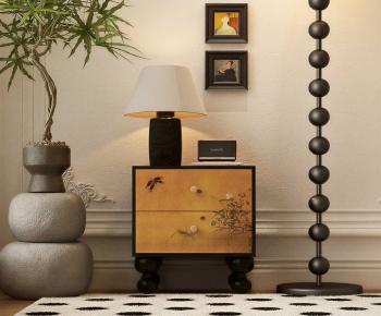 French Style Bedside Cupboard-ID:649490486