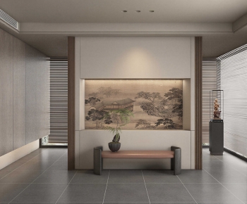 New Chinese Style Hallway-ID:796808965