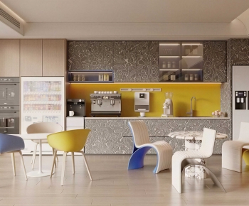 Modern Office Tea Room-ID:980241063