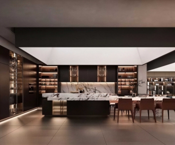 Modern Dining Room-ID:682682045