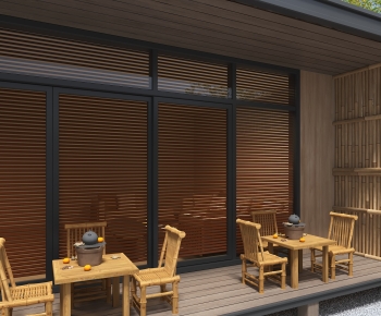 New Chinese Style Leisure Table And Chair-ID:457108978