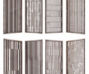 Modern Metal Screen Partition-ID:231527091