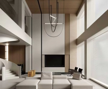 Modern A Living Room-ID:283162124