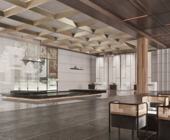 New Chinese Style Lobby Hall-ID:674474003