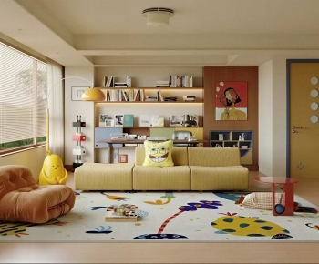 Modern A Living Room-ID:670089016