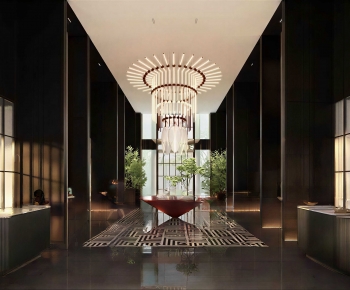 New Chinese Style Office Reception Desk-ID:521362079