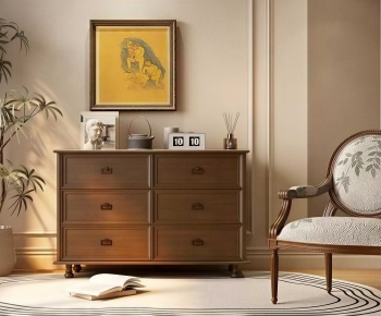 French Style Chest Of Drawers-ID:388773923
