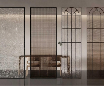 Modern Glass Screen Partition-ID:888828992