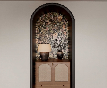 Modern Entrance Cabinet-ID:938191891