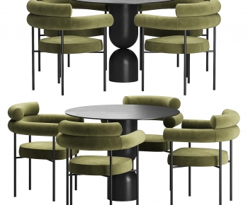 Modern Dining Table And Chairs-ID:886415001