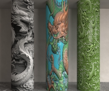 New Chinese Style Column-ID:130558016