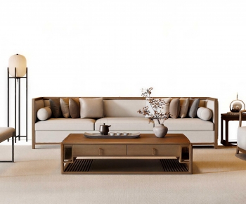 New Chinese Style Sofa Combination-ID:489434003