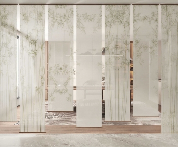 New Chinese Style Door Curtain-ID:405481109