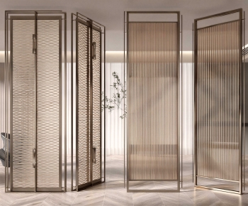 Modern Glass Screen Partition-ID:471605063