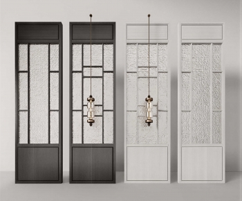 New Chinese Style Glass Screen Partition-ID:729422097