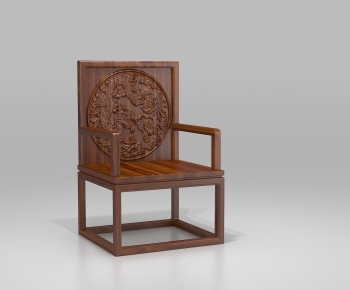 Chinese Style Lounge Chair-ID:427645927