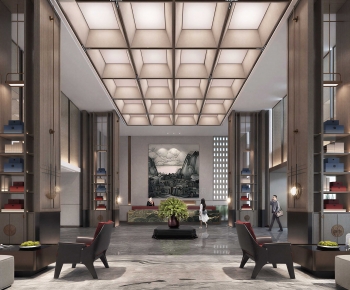 New Chinese Style Lobby Hall-ID:106059075