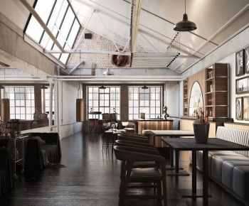 Industrial Style Restaurant-ID:667594914