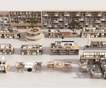 Modern Bookshelf-ID:598314056