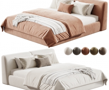 Modern Double Bed-ID:851707945