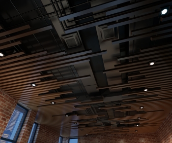 Industrial Style Suspended Ceiling-ID:989073042