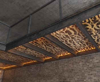 Modern Suspended Ceiling-ID:542292121