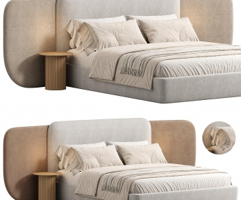 Modern Double Bed-ID:101699822