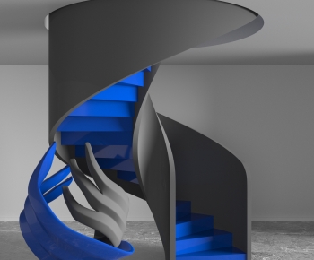 Modern Rotating Staircase-ID:877058989