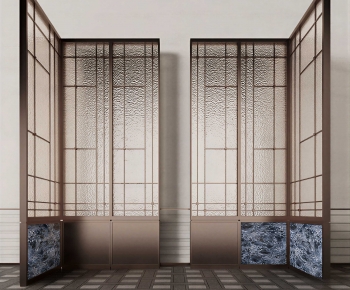 Modern Glass Screen Partition-ID:940749887