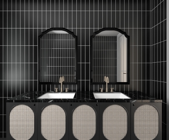 Modern Bathroom Cabinet-ID:489954951