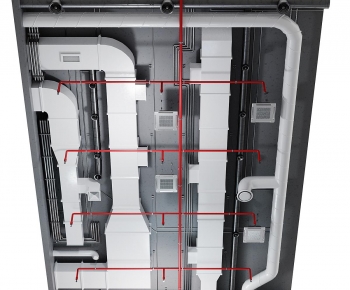 Industrial Style Suspended Ceiling-ID:287120346