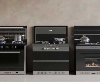 Modern Kitchen Electric Gas Range-ID:763113027