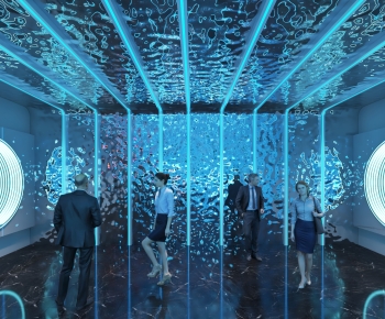 Modern Exhibition Hall-ID:337553982