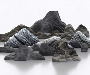 New Chinese Style Rockery Waterscape-ID:609544049