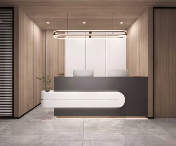 Modern Office Reception Desk-ID:394944913